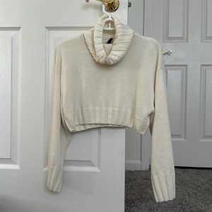 Cream H&M cropped Sweater